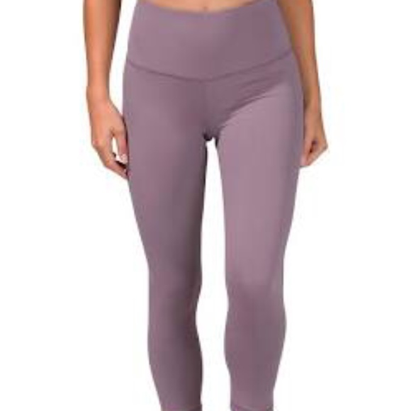 90 Degree By Reflex Pants - 90 Degrees EUC Light Plum High waist yoga pant med